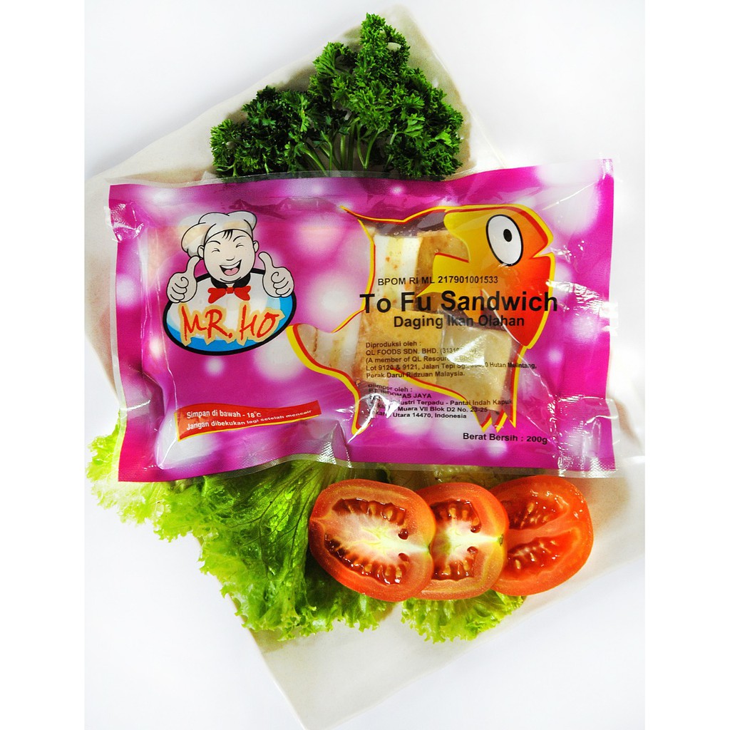 

Mr. Ho Tofu Sandwich 200Gr Shabu-Shabu Sukiyaki Steamboat Bakso Tahu Baso Olahan Ikan