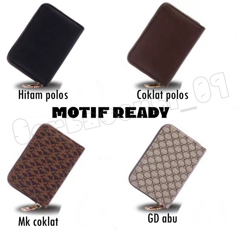 Dompet kartu cowok cewek fashion sleting import dompet kartu pria dompet kartu wanita 11 slot