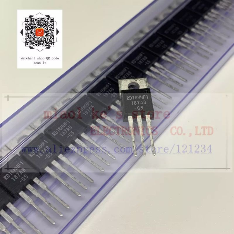 Original RD16HHF1 RD16 RD MOSFET Transistor 30 MHz 16 W pengganti 2SC3133 2SC1945 2SC1969