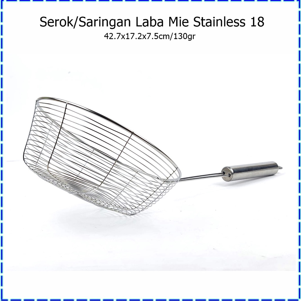 Serok Laba/Saringan Mie Stainless 18