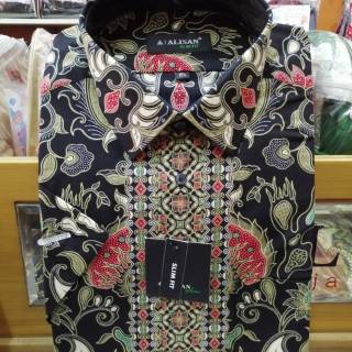 BATIK ALISAN  TANGAN PENDEK  SLIM FIT SIZE UKURAN  15 5 