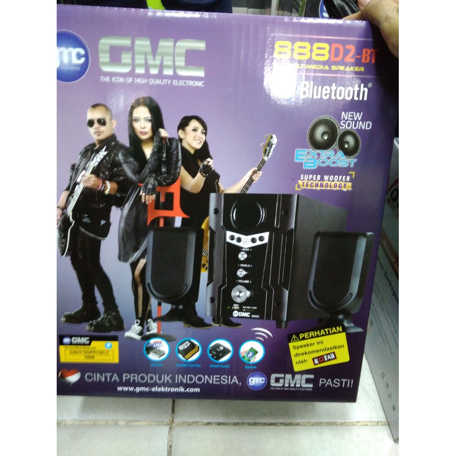 GMC 888D2 BT Sepiker Blouthoot Speaker Aktif Multimedia Bisa Usb Radio