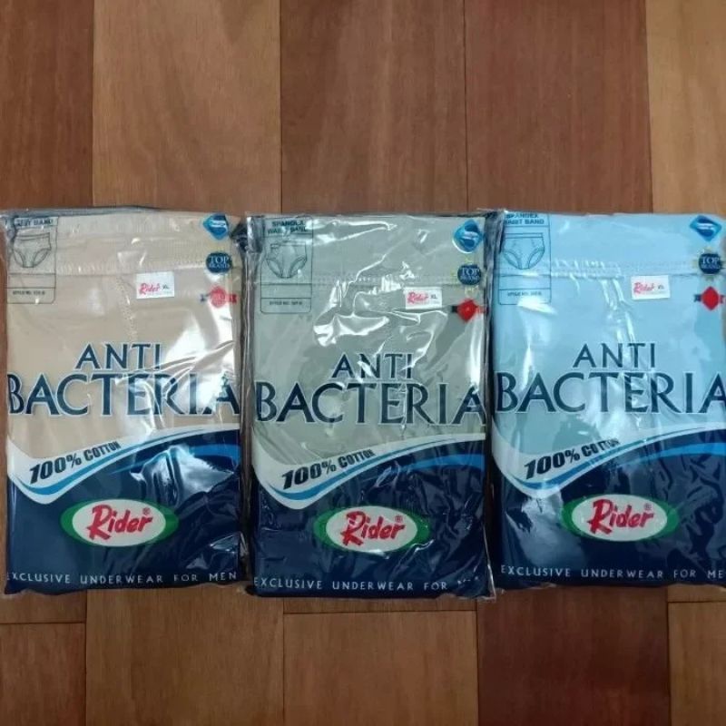 Celana Dalam Pria Rider / CD Rider Anti Bacteria R325B/RIDER ANTIBAKTERI PUTIH