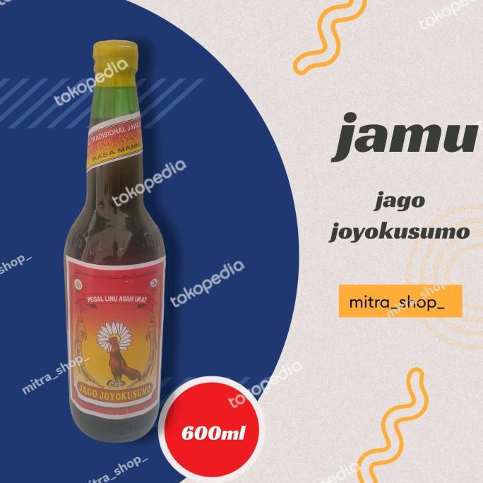 

\"\"\"\] jamu jago joyokusumo pegal linu Asam urat Joyo Kusumo botol 600ml