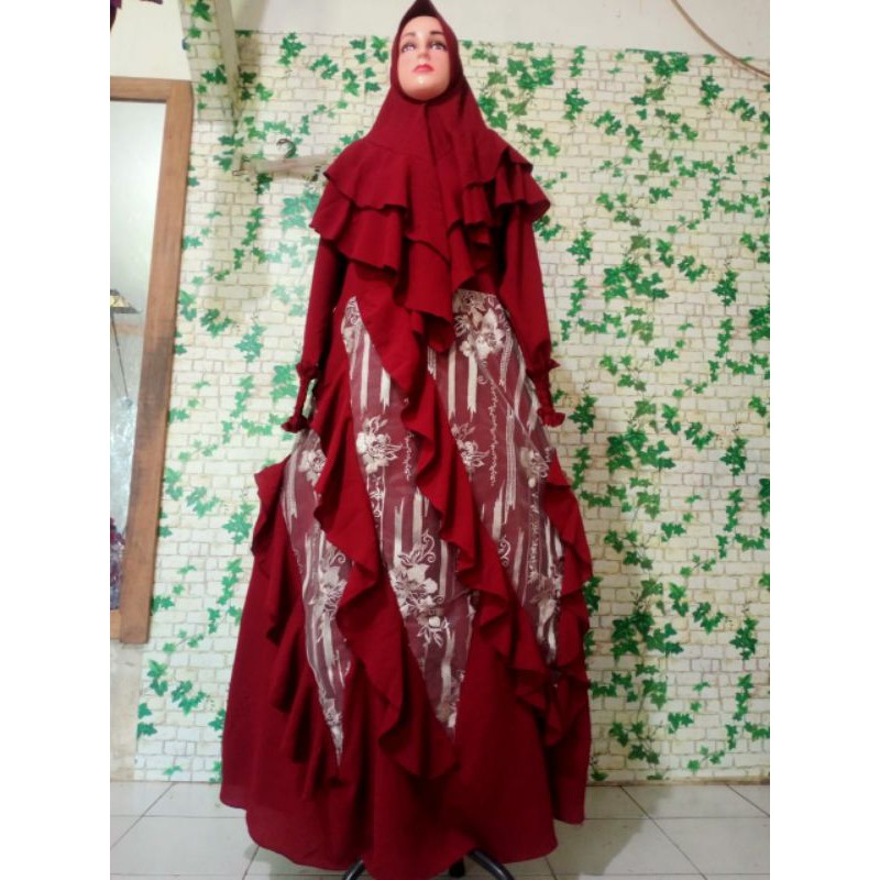 set gamis brukat.set himar gamis brukat.