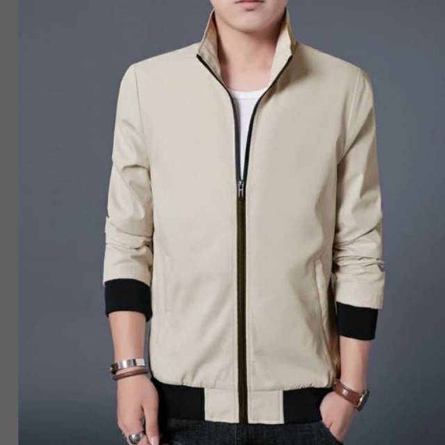 JAKET CASUAL PRIA - JAKET SEMI BOMBER TERLARIS