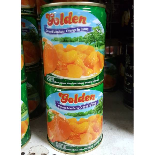 

GOLDEN Jeruk Mandarin / Mandarin Orange dalam sirup 312gr