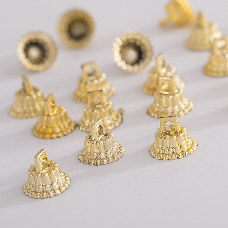 XBMN bell lonceng mini gold hiasan natal dekorasi ornamen craft diy