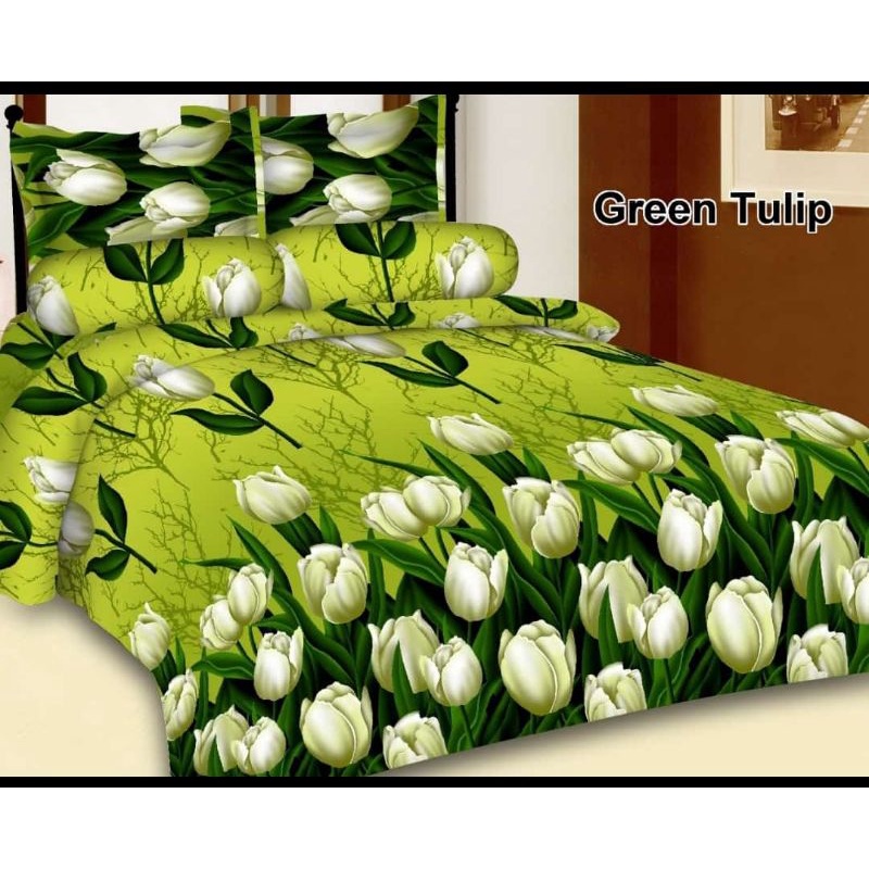 SPREI MOTIF BUNGA 3D UK NO 1 (180X200) TERLARIS/SPREI HOMEMADE/SPREI BUNGA/SPREI BONITA MOTIF BUNGA
