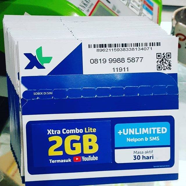 Perdana Xl 2gb Seri Cantik 081999xxxxxx Shopee Indonesia