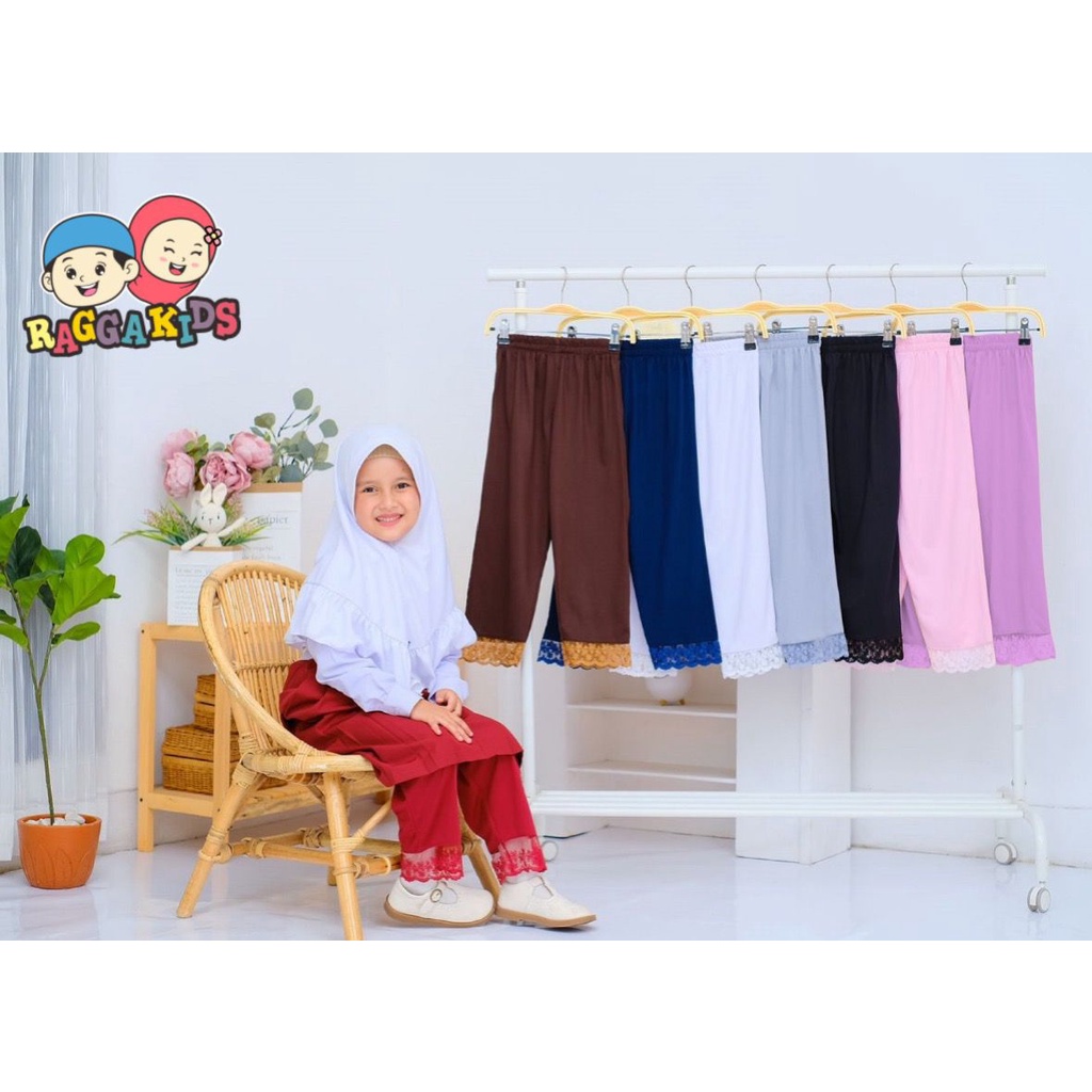 Celana Dalaman Gamis Raggakids inner pants anak remaja dan dewasa free mini bros