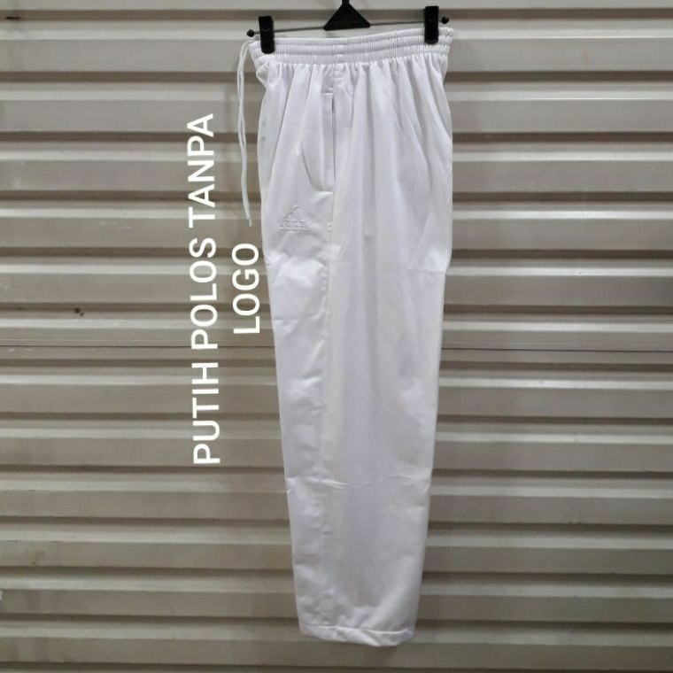 Celana training putih polos dewasa#training pria/wanita M L XL XXL-5