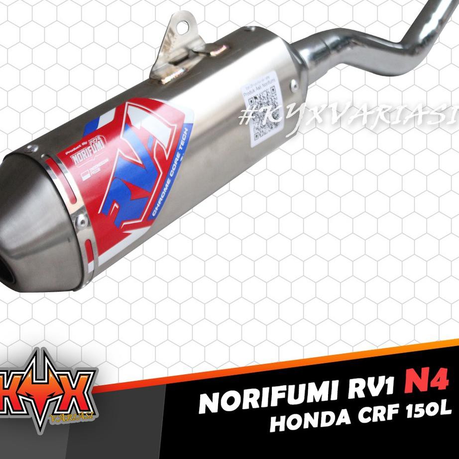 Big Sale KYXVARIASI KNALPOT NORIFUMI ORIGINAL TYPE RV1 N4 UNTUK HONDA CRF 150 L Shopee Indonesia