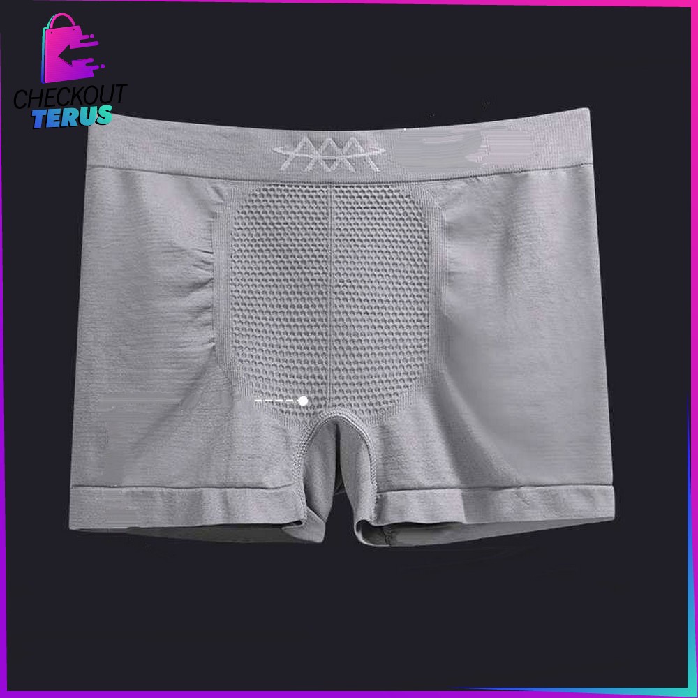 CT P118 Celana Pendek Boxer Pria Dewasa 3IN1 Celana Dalam Laki Laki Petak CD Pria Men Underwear Boxer Cowok Dewasa Kolor Pria Sempak Laki Laki Dewasa