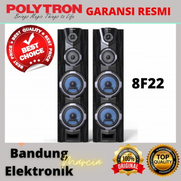 SPEAKER AKTIF POLYTRON PAS 8F22 / PAS8F22 / PAS-8F22