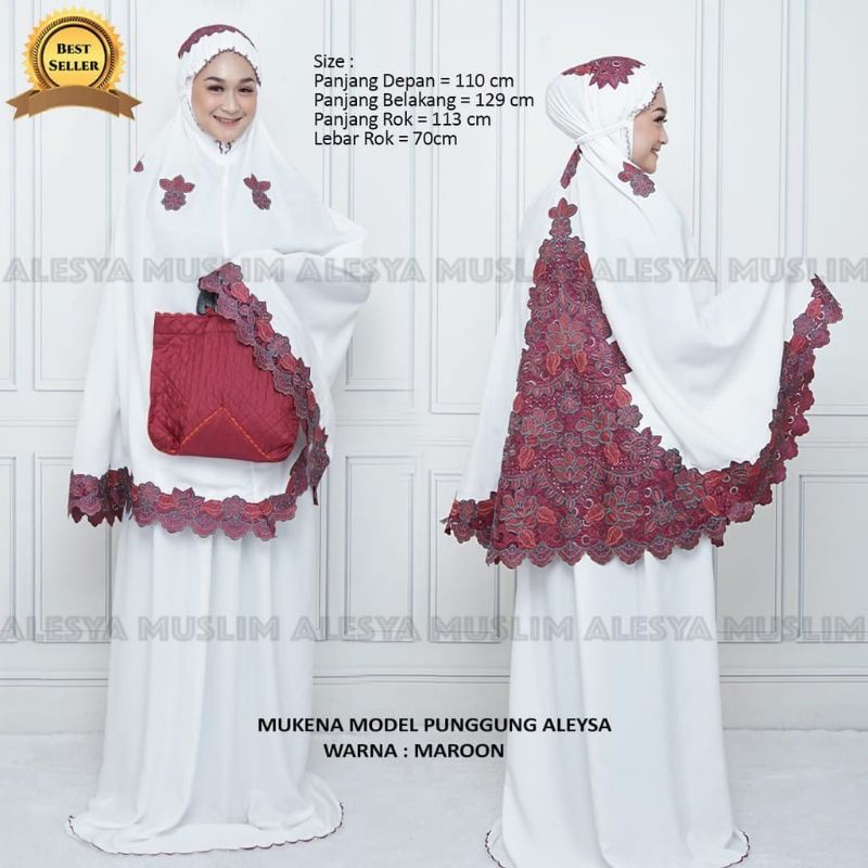 MUKENA KATUN BORDIER PUNGGUNG ALESYA 01