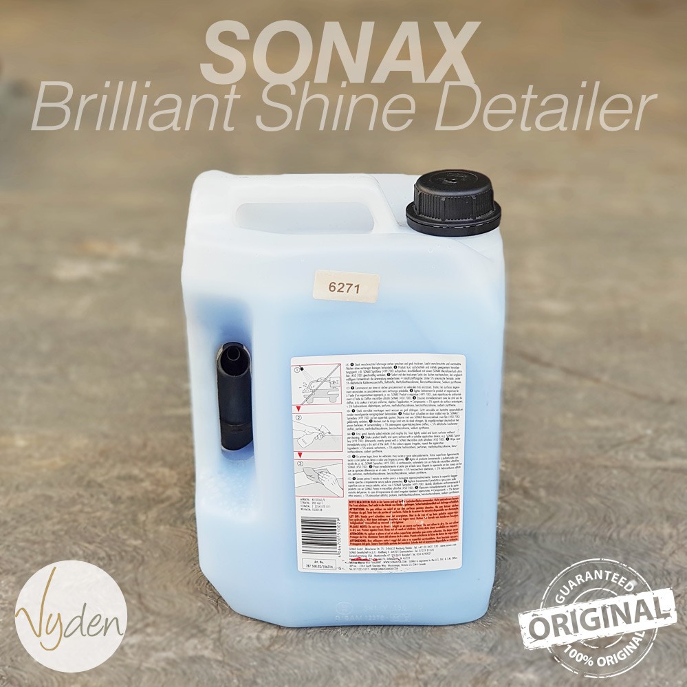 SONAX Brilliant Shine Detailer 100ml Spray ECER Efek Daun Talas Awet MURAH