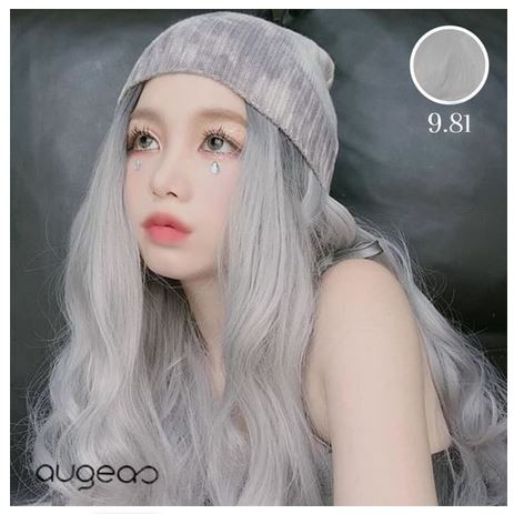 AUGEAO 9.81 hair color cream / cat pewarna rambut import ash abu-abu gray