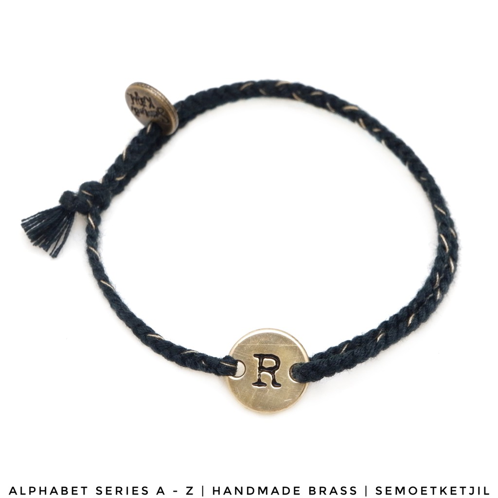 

Semoet Ketjil Gelang Bohemian N - Z Dual Inisial Huruf Alphabet Reguler