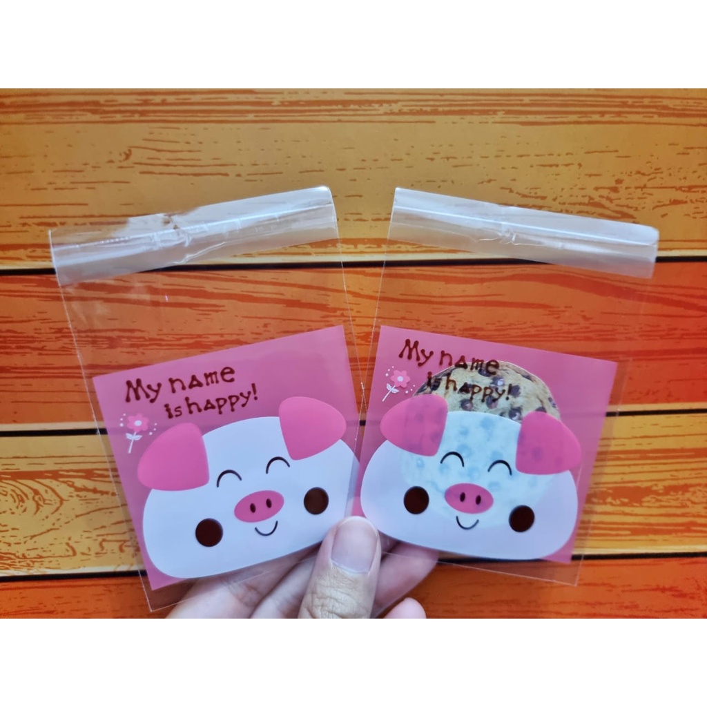 

RB7-5 Plastik Cookies Karakter Pig 7x7 Packaging Seal