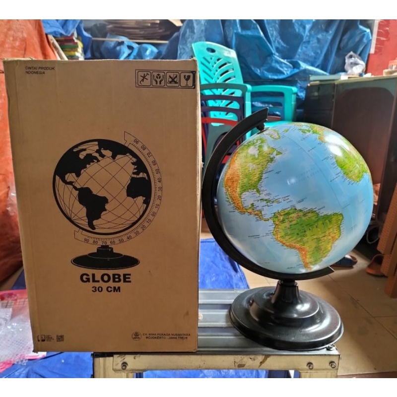 GLOBE BOLA DUNIA EDISI TERBARU UKURAN BESAR 30 CM