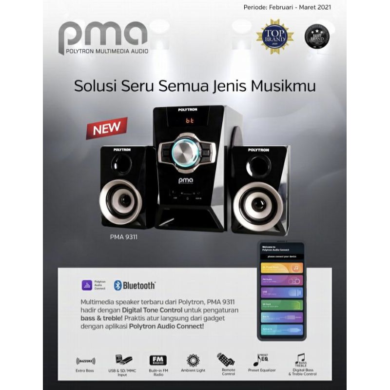 Polytron Multimedia Speaker PMA 9311