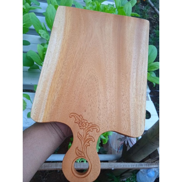 talenan kayu +ukir/woden cutting board/dekorasi suvenir