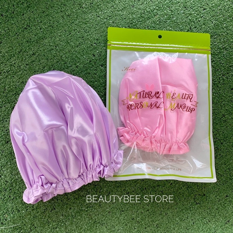 SHOWER CAP SATIN TEBAL 2 LAPIS (KQ0045A)