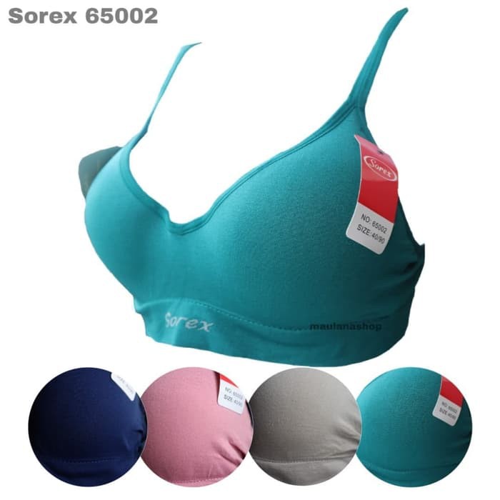 Bra Sorex Basic Wanita Dengan Kawat 65002 Casual Comfort Bra Kawat Sorex 34-40