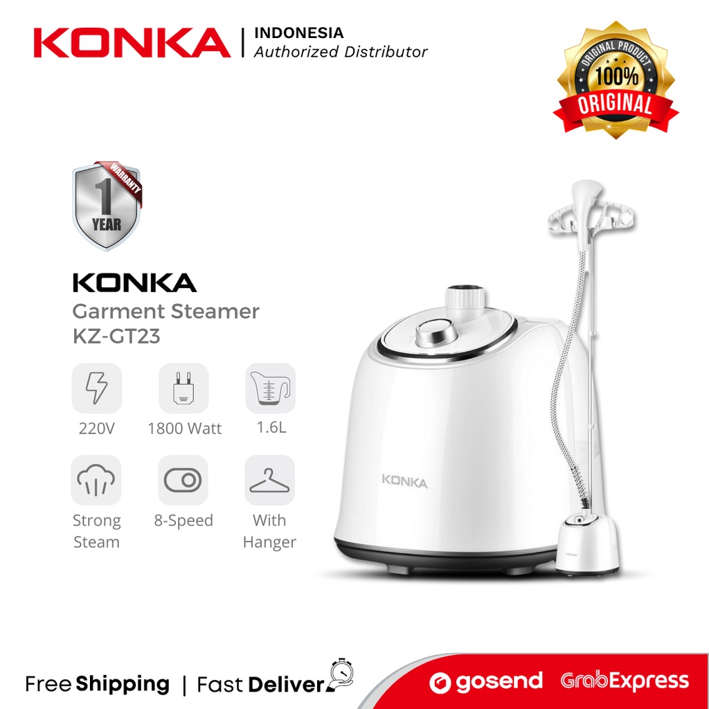 KONKA Garment Steamer Standing | Setrika Uap Berdiri - KZ-GT23