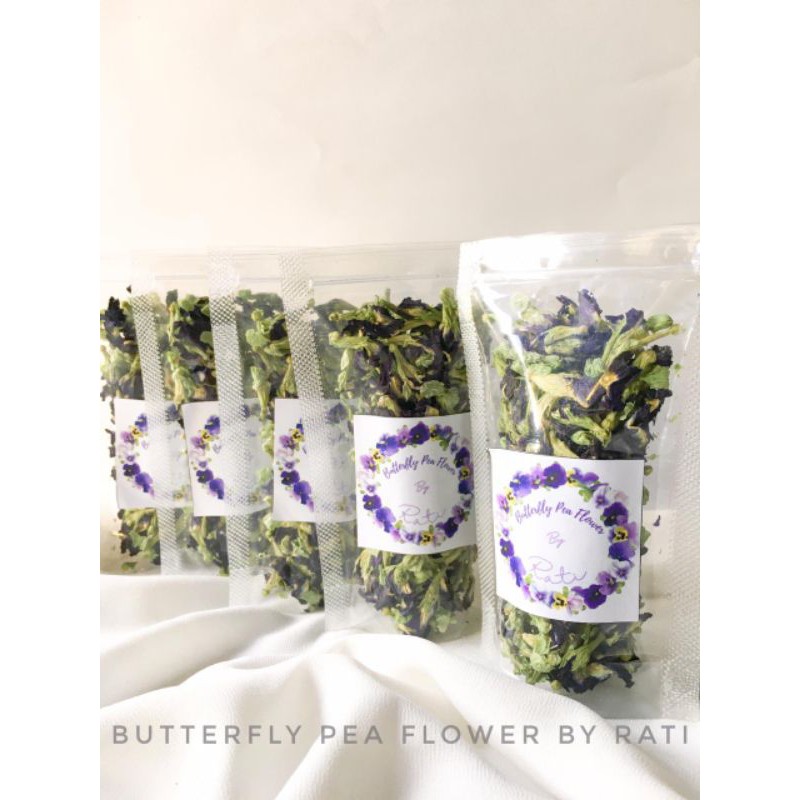 

teh telang atau pea flower tea