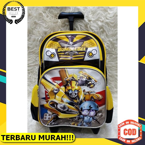 Promo Trolley Roda Dorong 13Inch Tas Anak Sekolah Tk Motif Kuda Pony Dan Kartun Dino Dinosourus Hewa