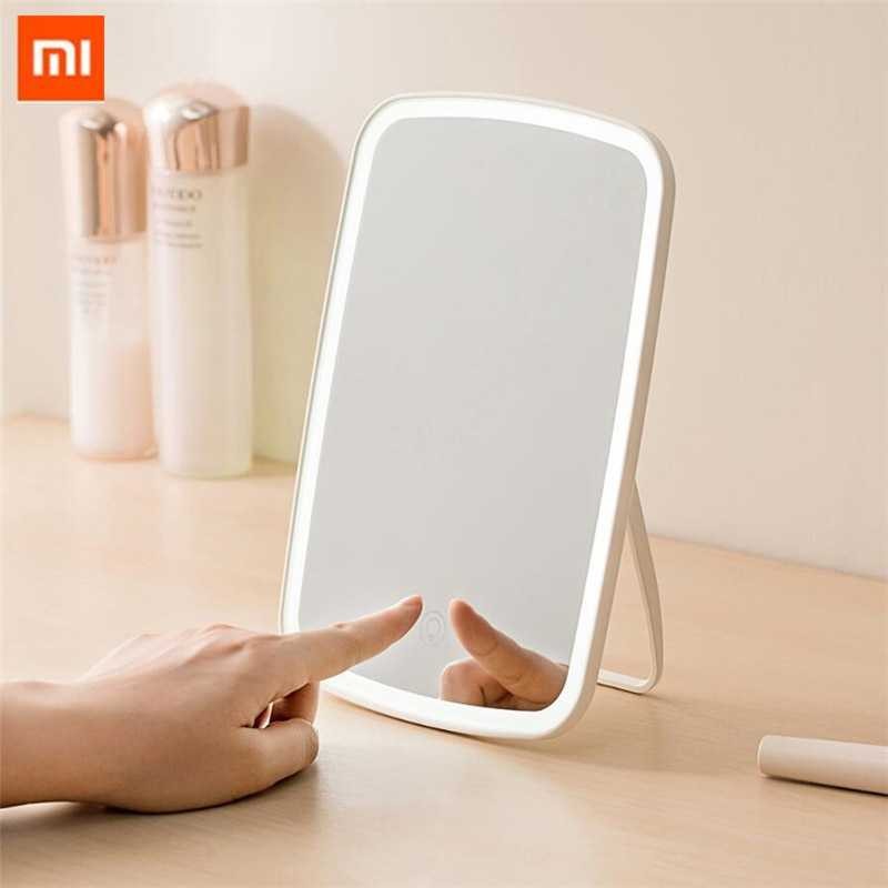 Paling Dicari ! Xiaomi Mijia Jordan&amp;Judy Cermin Makeup Mirror LED Light Recharge NV026