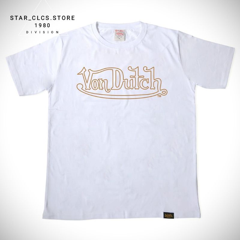 VON DUTCH Kaos Putih 4226H Logo Tee Ready