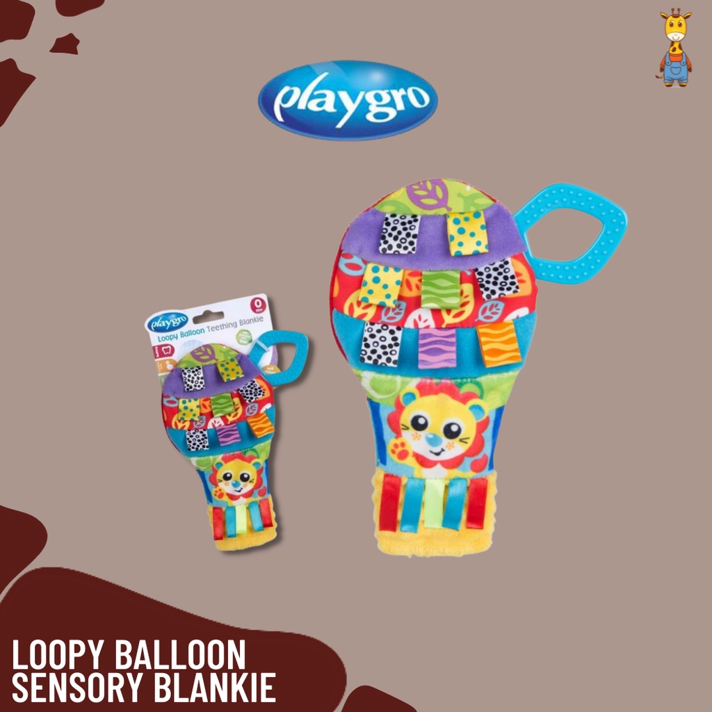 Playgro Loopy Balloon Sensory Blankie