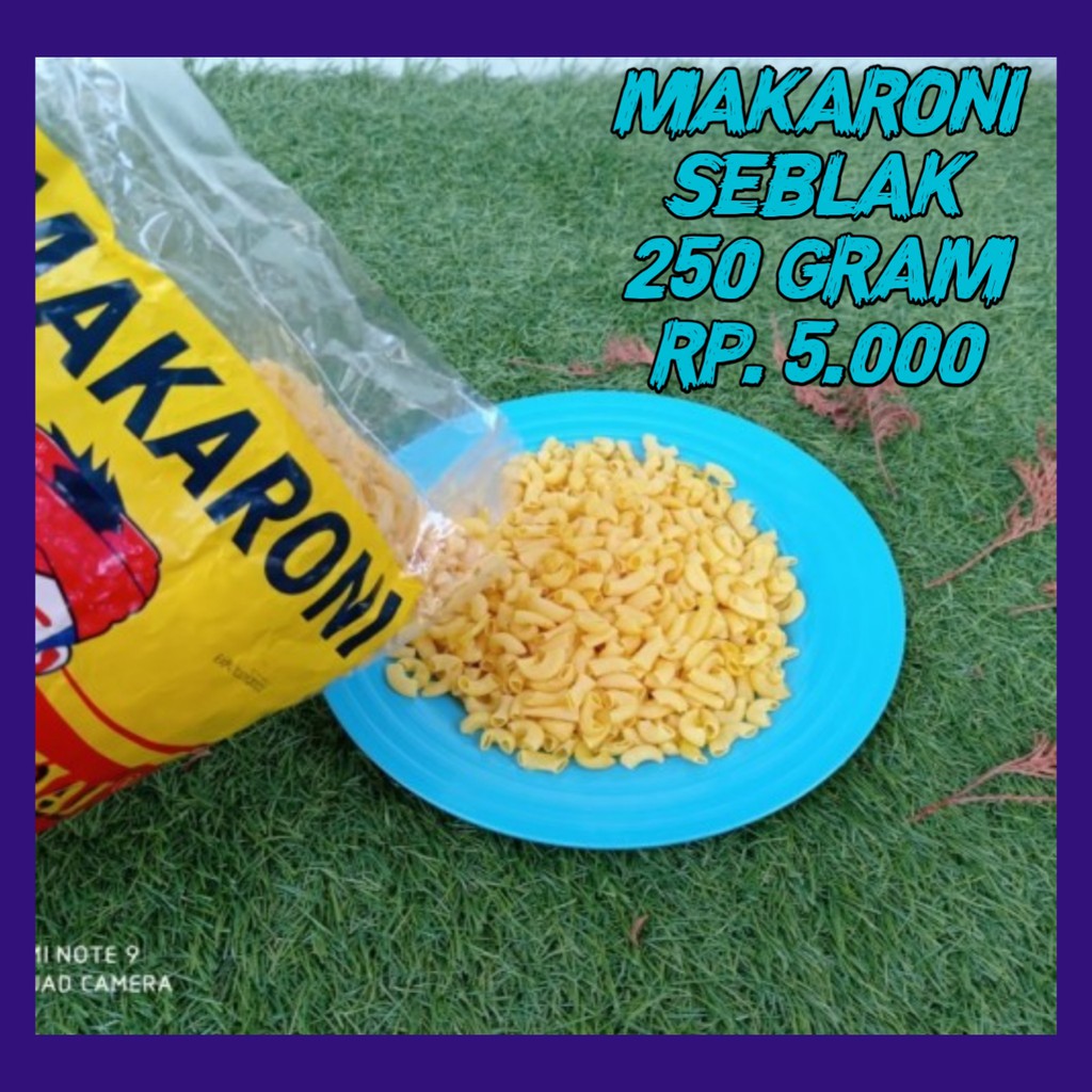 

MAKARONI SEBLAK / MAKARONI PIPA / MAKARONI MENTAH / MACARONI PASTA / KERUPUK SEBLAK 250 GRAM MURAH E