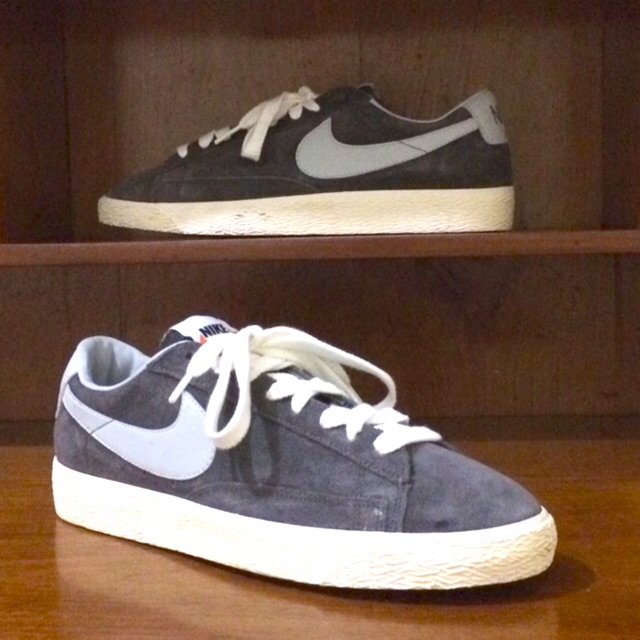suede nike blazer low