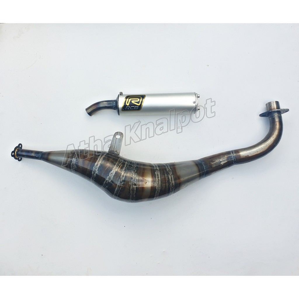 Knalpot RCB Plat Galvanis Racing Fiz R Force1 Underbound Kalajengking