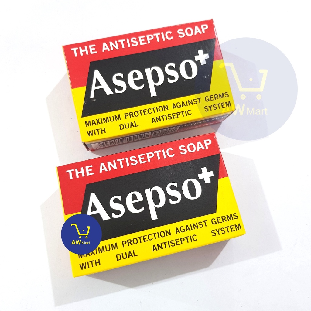 ASEPSO+ SOAP SABUN MANDI 80GR - ASEPSO ANTISEPTIC SOAP SABUN MANDI