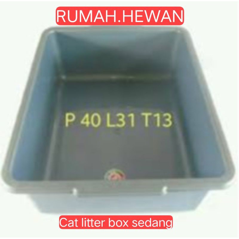 Bak Pasir Kucing Size L - Cat Litters Box 41X30