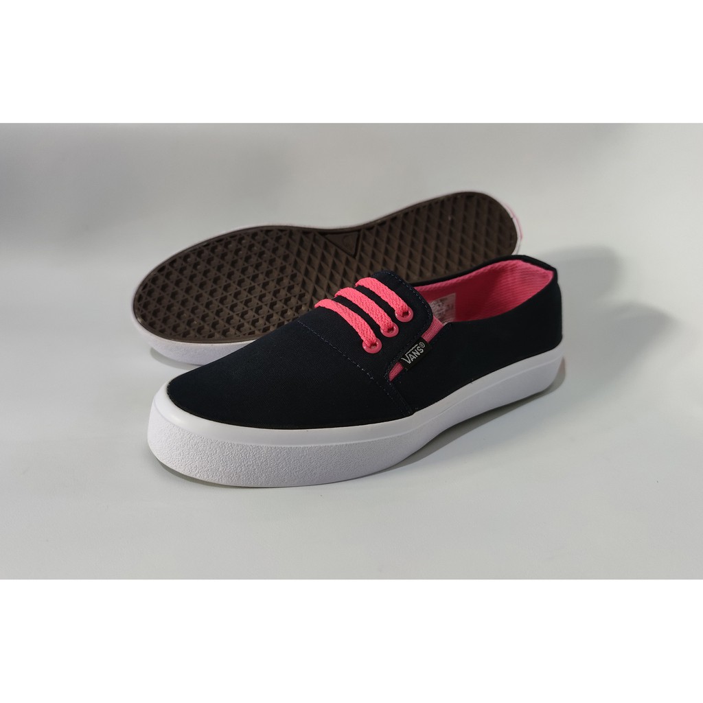 SEPATU WANITA SLIP ON 010_NAVI PINK.SEPATU SLIP ON WANITA.SEPATU KERJA.SEPATU SANTAI