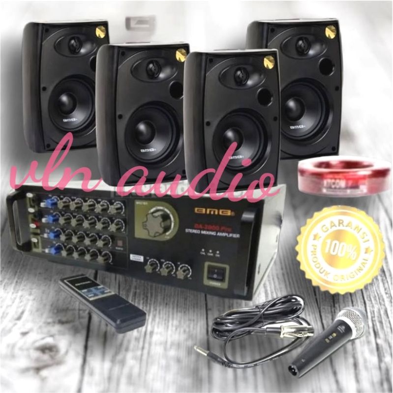 Paket sound 4bh speaker BMB 5 in dan Ampli BMB bluetooth ORIGINAL