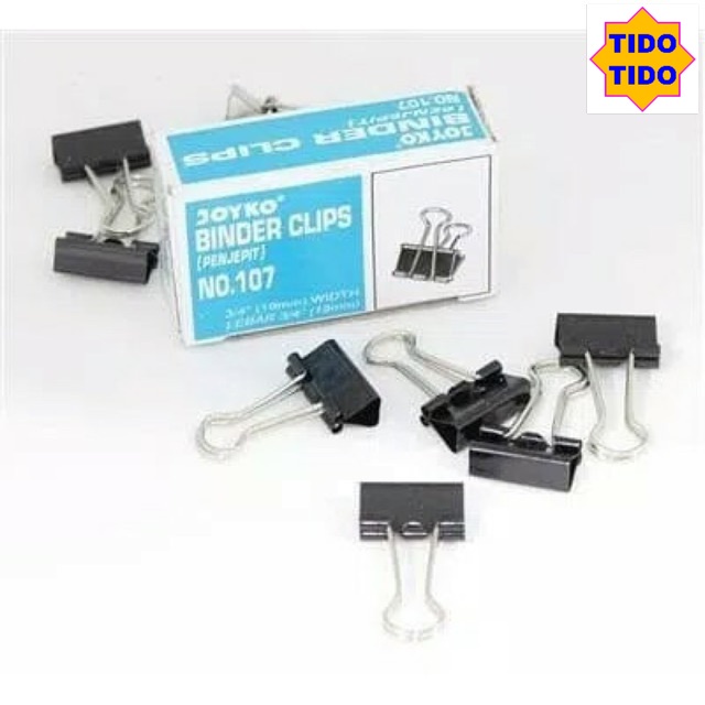 

[TIDO] BINDER CLIP JOYKO NO 107 GROSIR TERMURAH