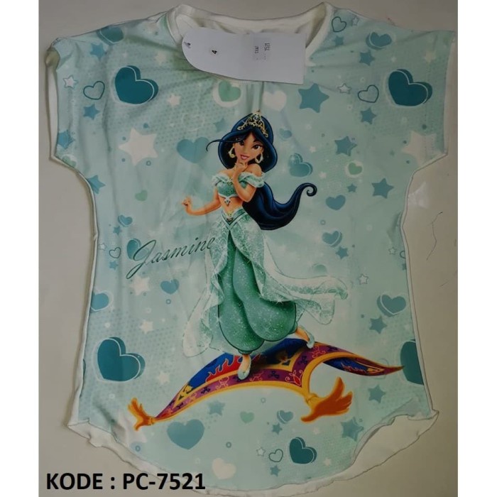 BEST PRODUK KAOS ANAK PEREMPUAN MERK COCO ICE DISNEY PRINCESS S/ 4 6 8 BEST BRAND