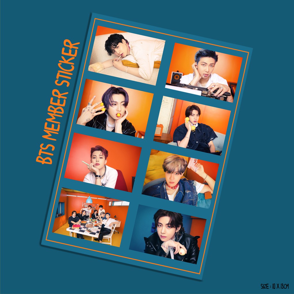 STICKER REAL PIC BTS / STICKER HP / LAPTOP /LUCU TERMURAH / ARMY INDO