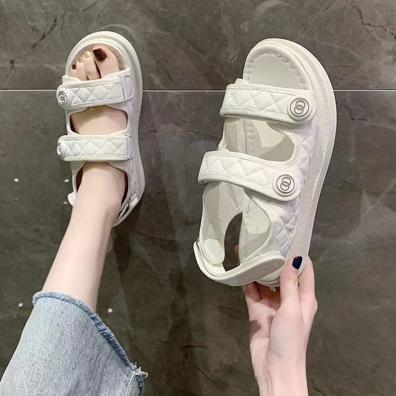 Sepatu Sandal Wedges Wanita Sandal Gunung Sandal Import Premium Quality