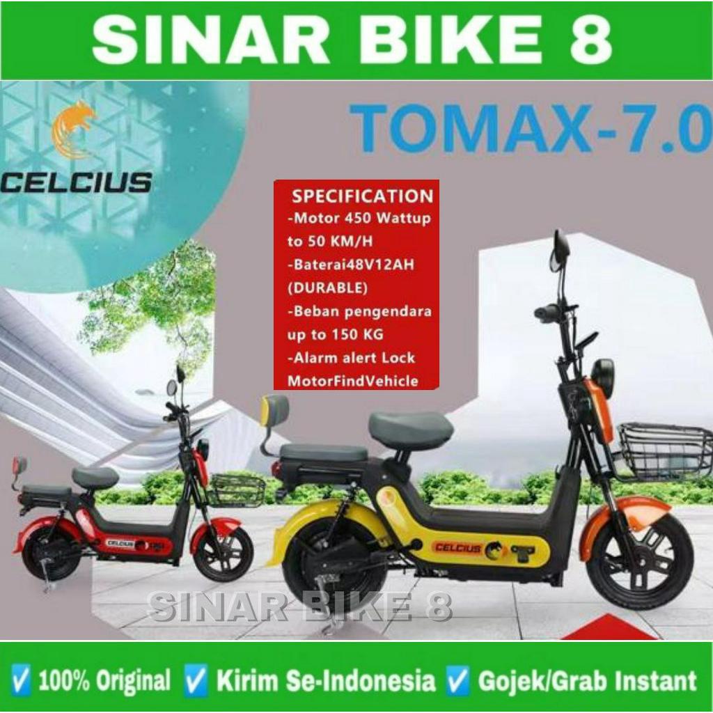 Sepeda Listrik CELCIUS TOMAX 7.0 Electric E Bike