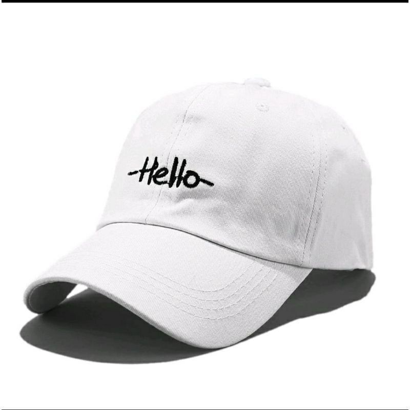 Topi Baseball HELLO Topi Premium Topi Pria/Topi Wanita
