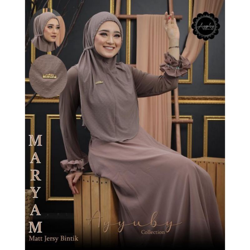 HIJAB PREMIUM MARYAM PET MUKENA TALI ORI AYYUBY