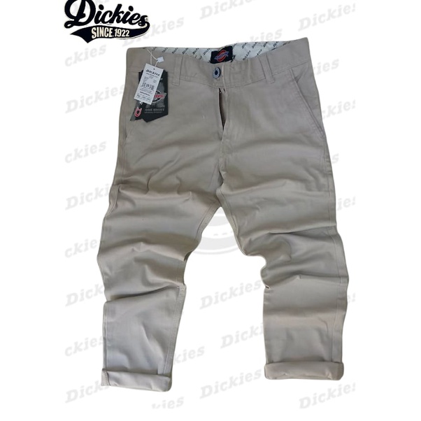 Celana Chino Tanggung Cream Dickies